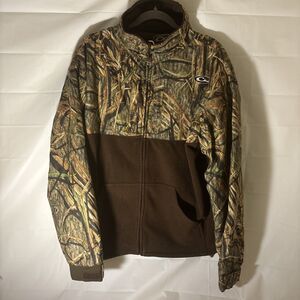 Drake Waterfowl Systems Shadow Grass Full Zip Hunting Jacket Size Large
